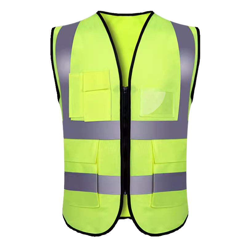 Site reflective clothes helmet and fired custom logo printing air -breathable safety helmet reflective vest vest vest set