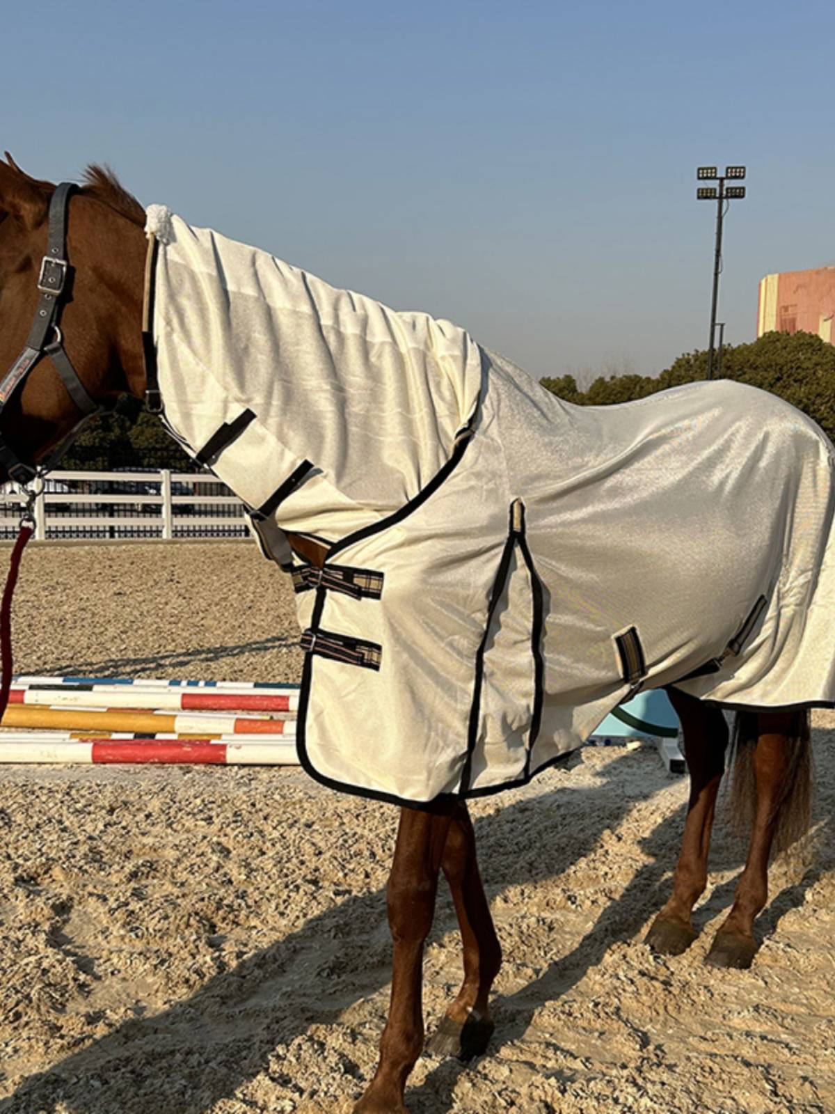 EPONA net cloth horse clothes with a fence in summer, mosquito anti -breathable, comfortable horses, equestrian sports horse products