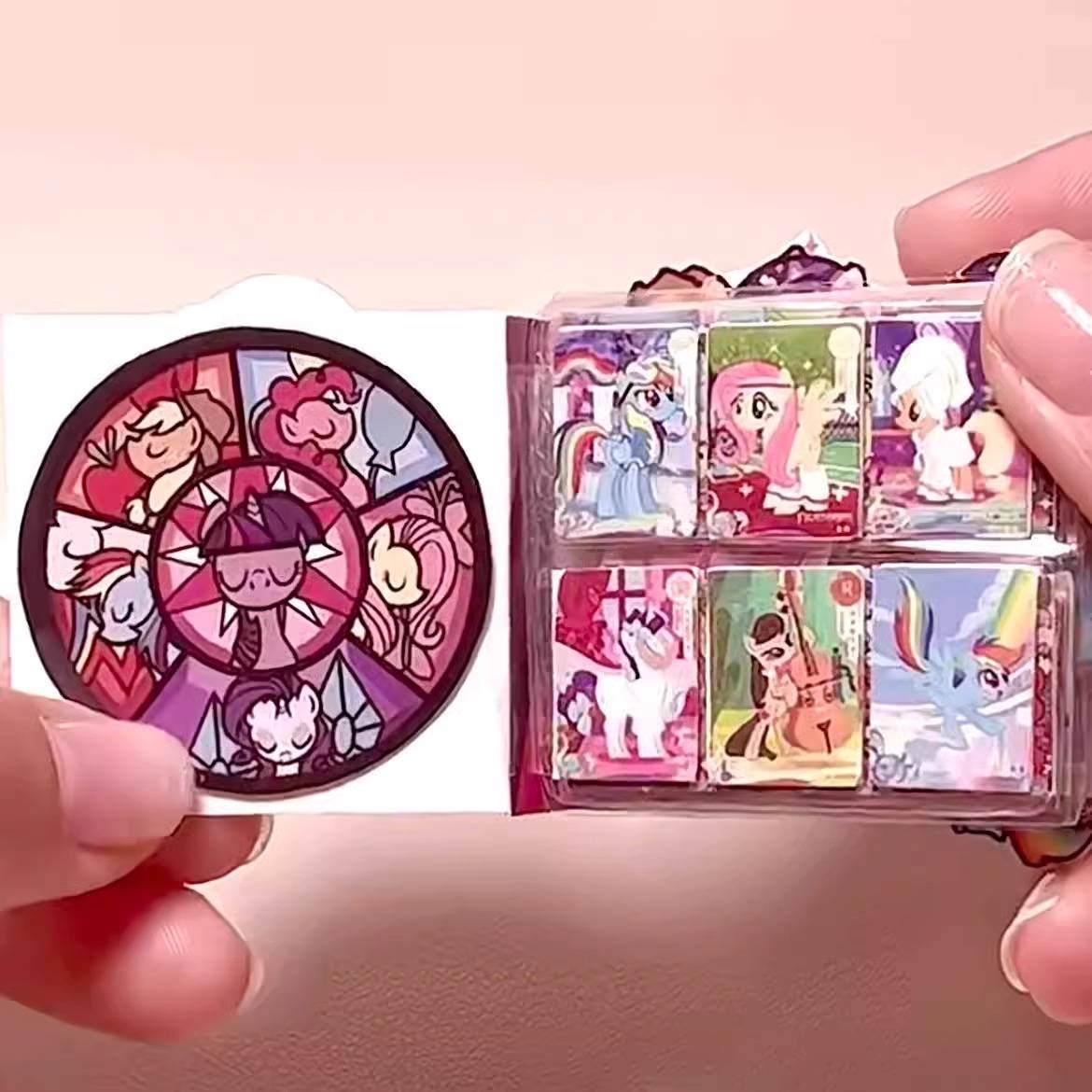 Xiaohongshu is free of tailoring Little Ma Bolly MINI card, handmade DIY unzip Doudou Ben Biki Card Book Gift