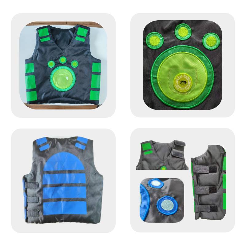 Genuine animal brothers 'superpowers' vest energy transforms into Martin suit clothes toy birthday gift men
