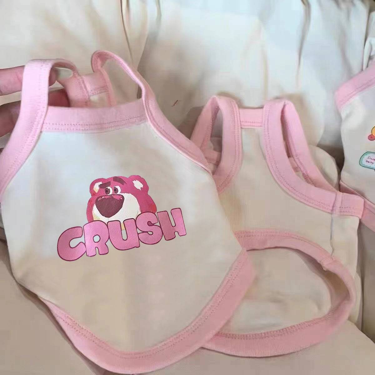 Pet clothes puppy dog sling vest, spring and summer thin Malzis clothing small dog teddy Bili Bomei
