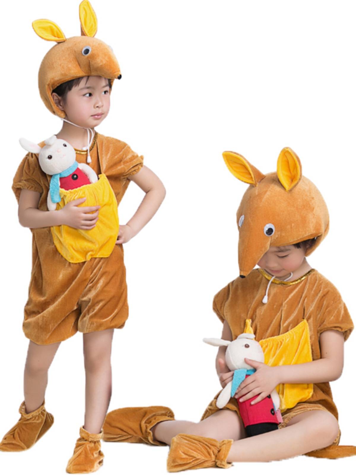 Liuyi zebra showed children's animal -shaped clothes Kindergarten Persons Performance Clothing Parent -Child Dance Clothing