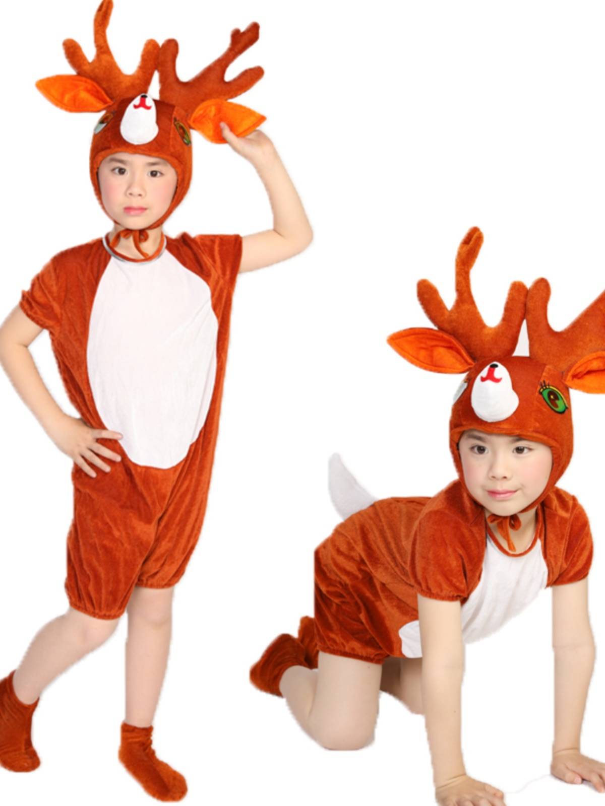 Liuyi zebra showed children's animal -shaped clothes Kindergarten Persons Performance Clothing Parent -Child Dance Clothing