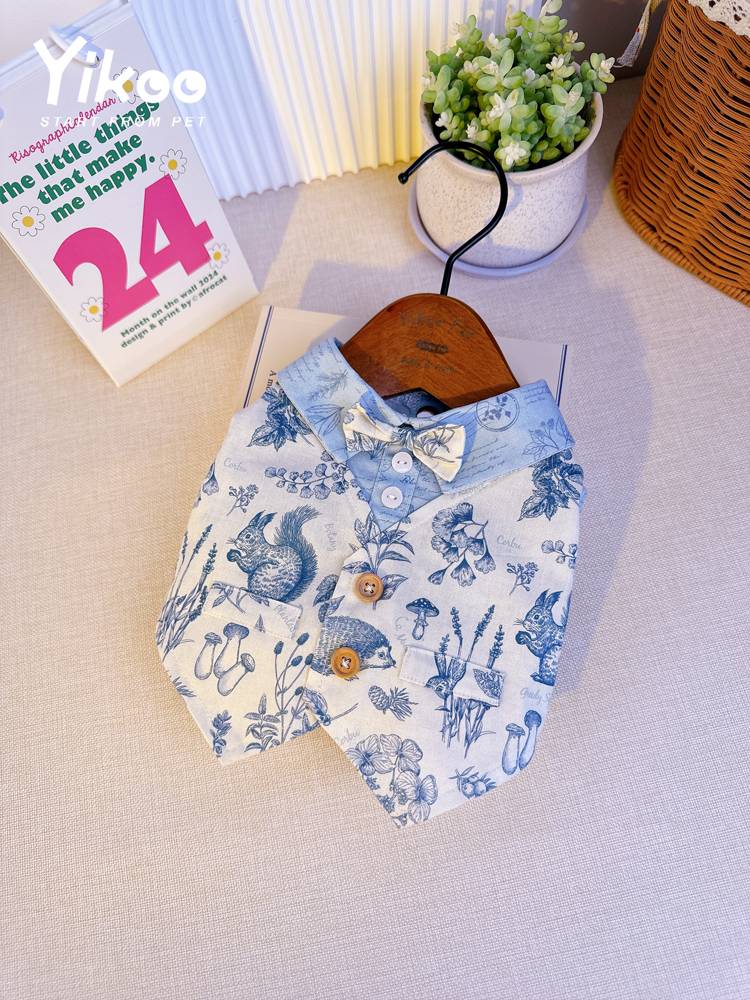 Yikoo original pet dog cat and cat clothes, male and female brothers and sisters shirt skirt Malzes Yorkia