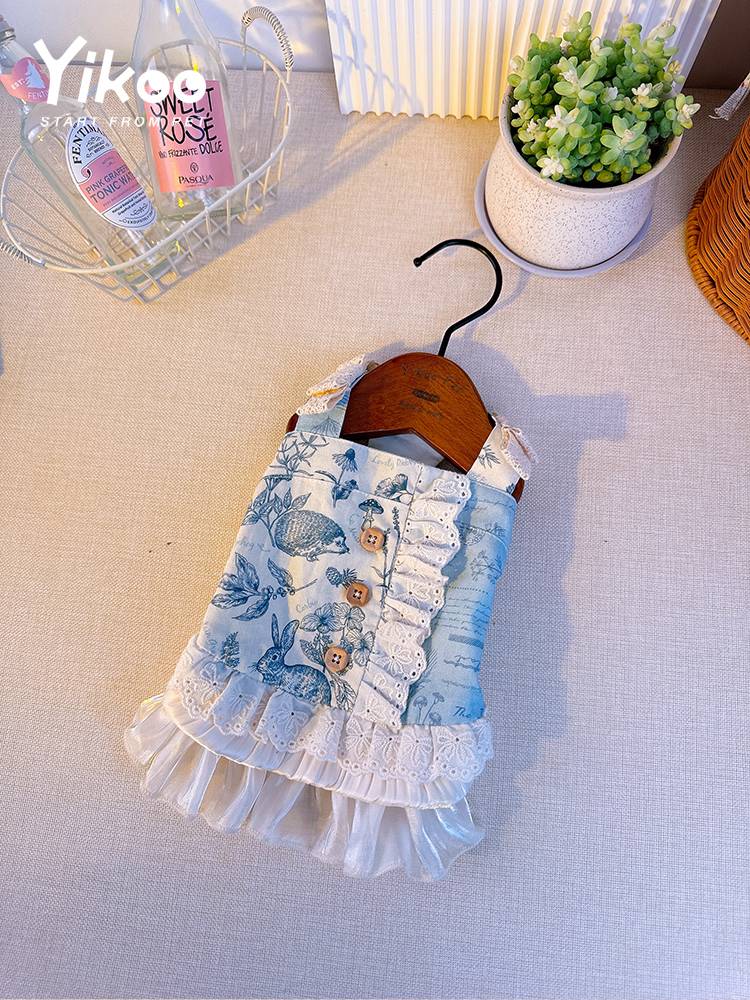 Yikoo original pet dog cat and cat clothes, male and female brothers and sisters shirt skirt Malzes Yorkia