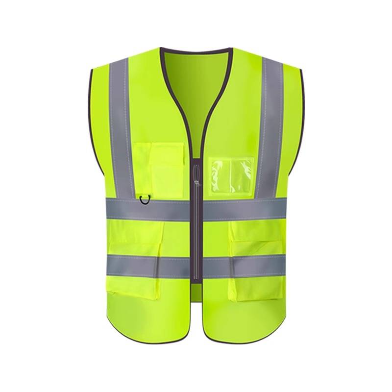 Reflective safety vest vest construction site construction traffic sanitation clothing fluorescent work clothes custom male cycling jacket