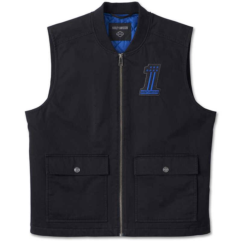Harley riding vest cotton vest male sleeveless shirt casual horses clip jacket top American retro motorcycle