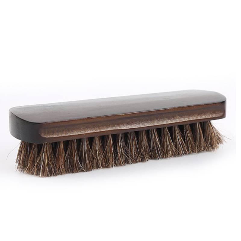Buy 2 Get 1 Super Pure Horse brush shoe brush, not hurting shoes, oil polishing solid wood leather leather goods care