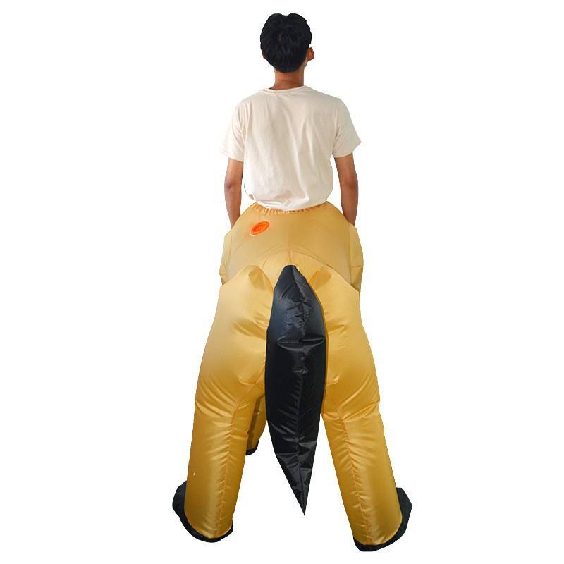 Adult riding puzzled clothing half -body horses riding bars Halloween table performance clothes bar clothing props