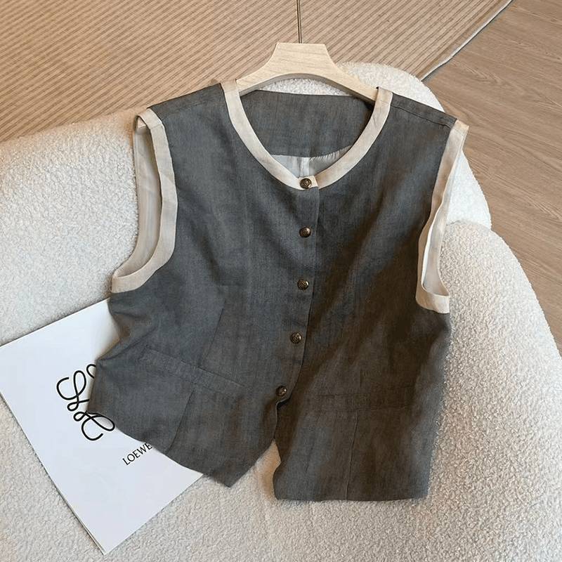 KK · Studio Selected Recommendation ~ Little Xiangfeng Fighting Color Vest Women's Summer Wear Special Consolidated Top