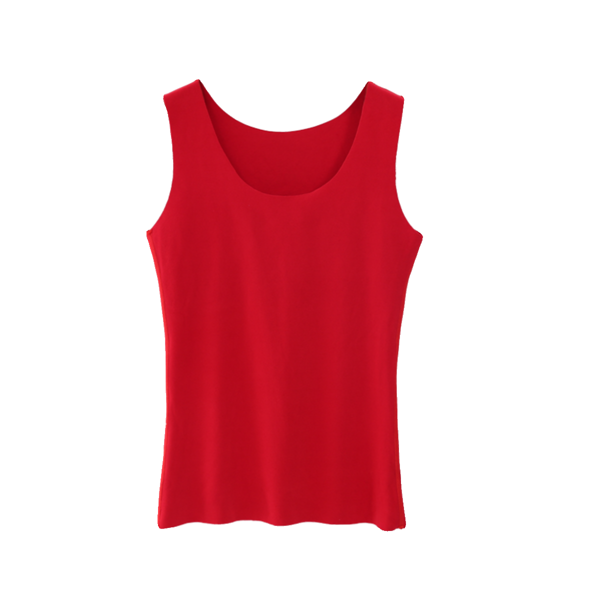 Autumn and winter non -trace mottled ladies Debao vest female plus velvet thickened double -sided grinding large size bottomed underwear vest thin