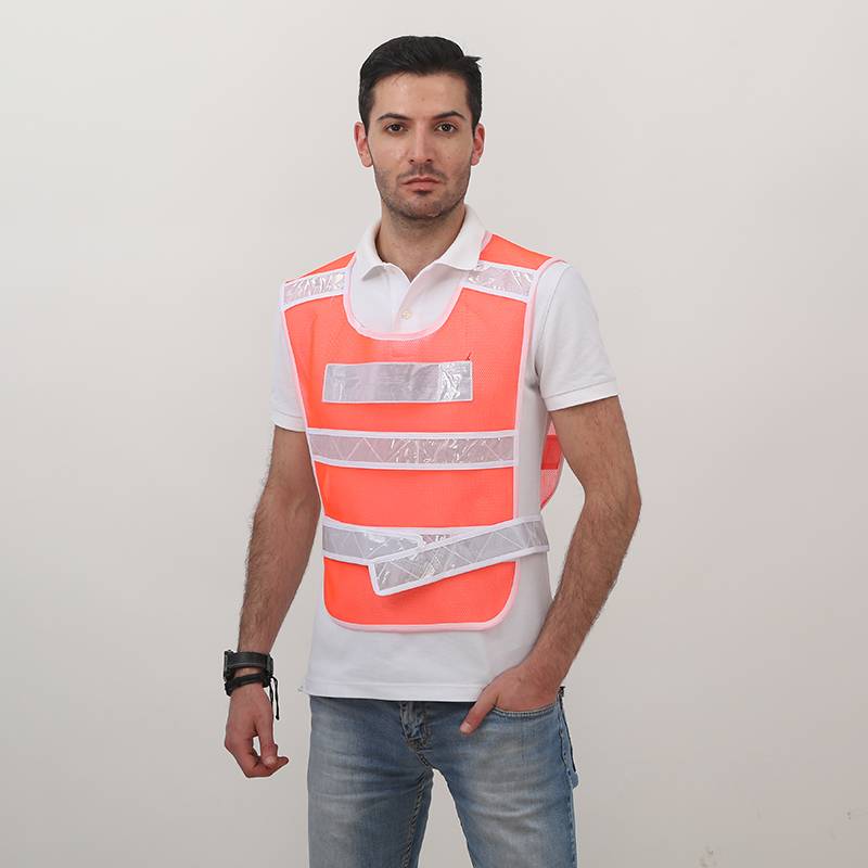 Reflective vest traffic vehicle construction vest safe clothes vehicle vehicle vehicle new traffic regulations riding can print words