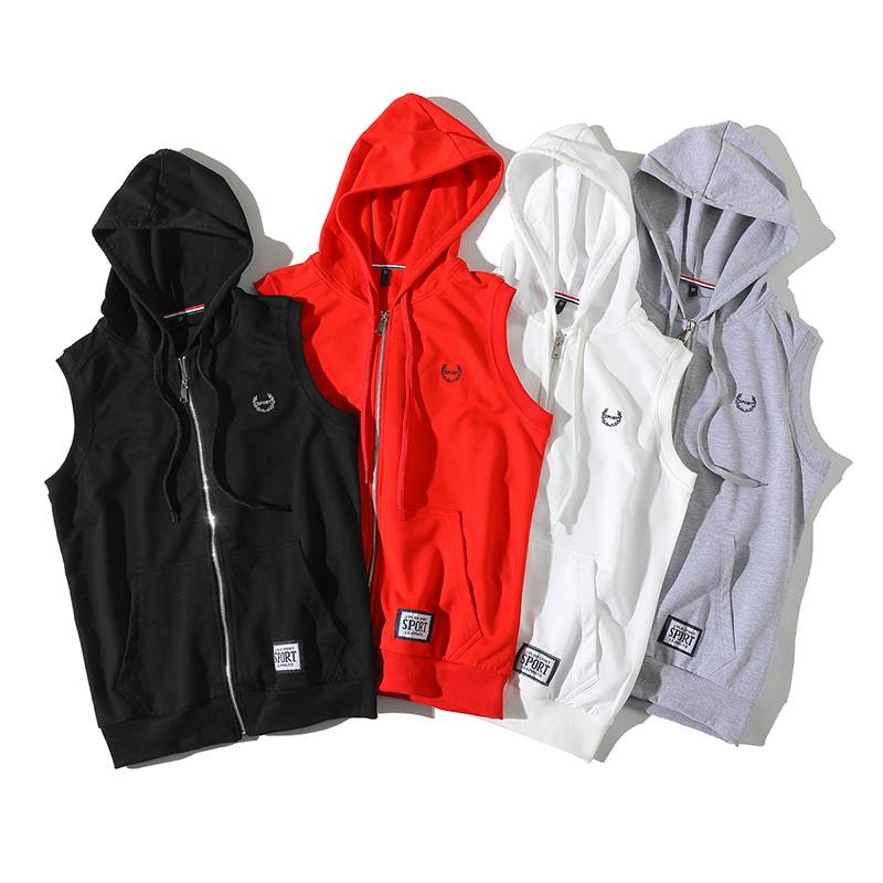 Sleeveless held between men's best T-shirts, should have had a good time with what, Summer, men's jacket T-shirts