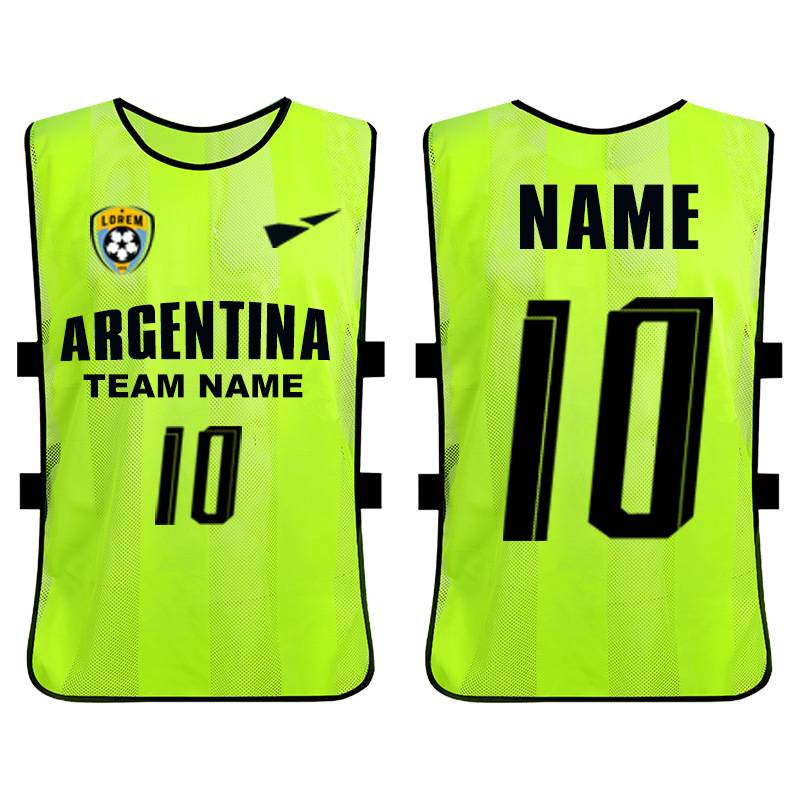 Striped mesh vest football training team Jianjia Flying Disk Sports Team Number Expansion Services Children's Anti -Server Server