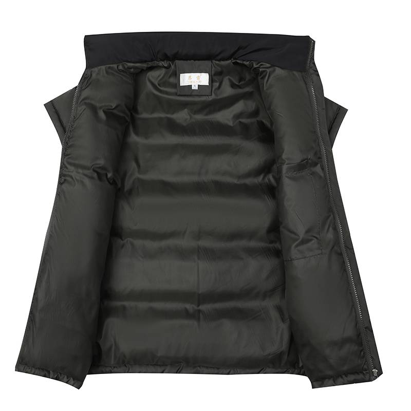 Men's short -sleeved cotton jacket, down cotton jacket, specially increases the size of the elderly
