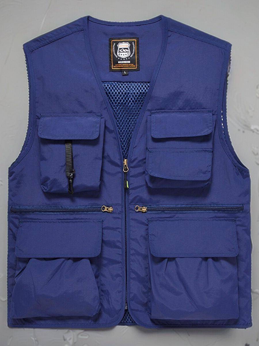Gongcong vest multi -pocket photographer fishing vest custom printing logo work clothes director outdoor hurdle shoulder jacket