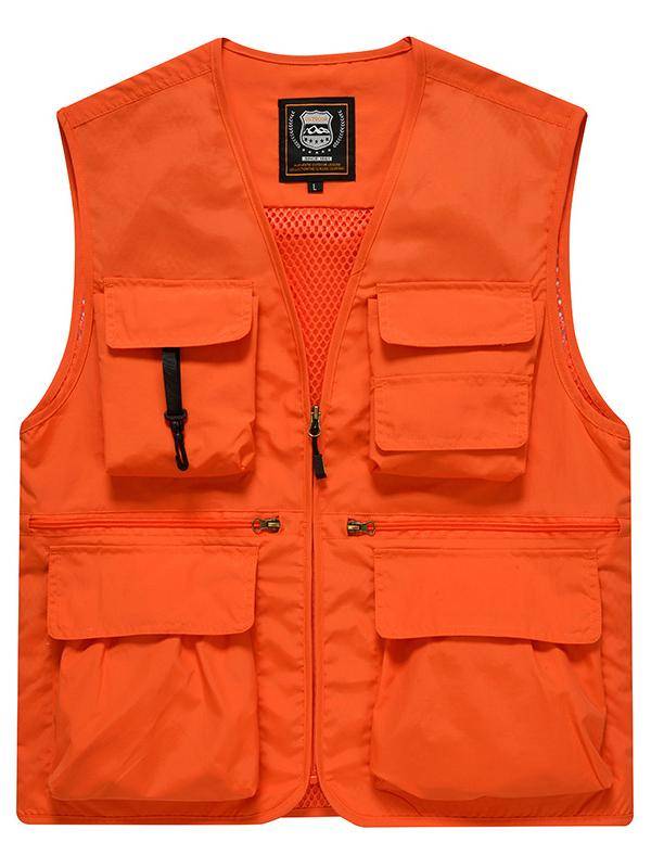 Gongcong vest multi -pocket photographer fishing vest custom printing logo work clothes director outdoor hurdle shoulder jacket