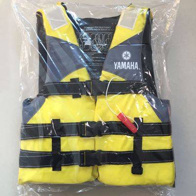 Yamahaga's heavy, professional life-saving vest, with tweeds and whistles for adult children