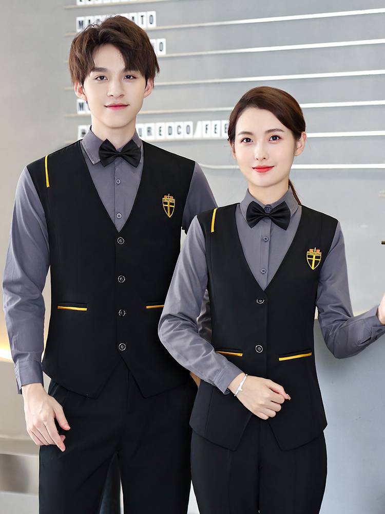 two sets of long-sleeve shirts for women in the ktv uniform for hotel catering attendants