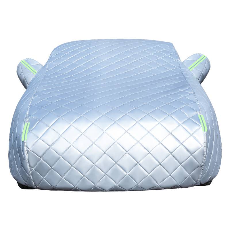 Thickened quilt car jacket anti -hail car cover sunscreen heat insulation Oxford cloth car set extra thick anti -smashing four seasons universal