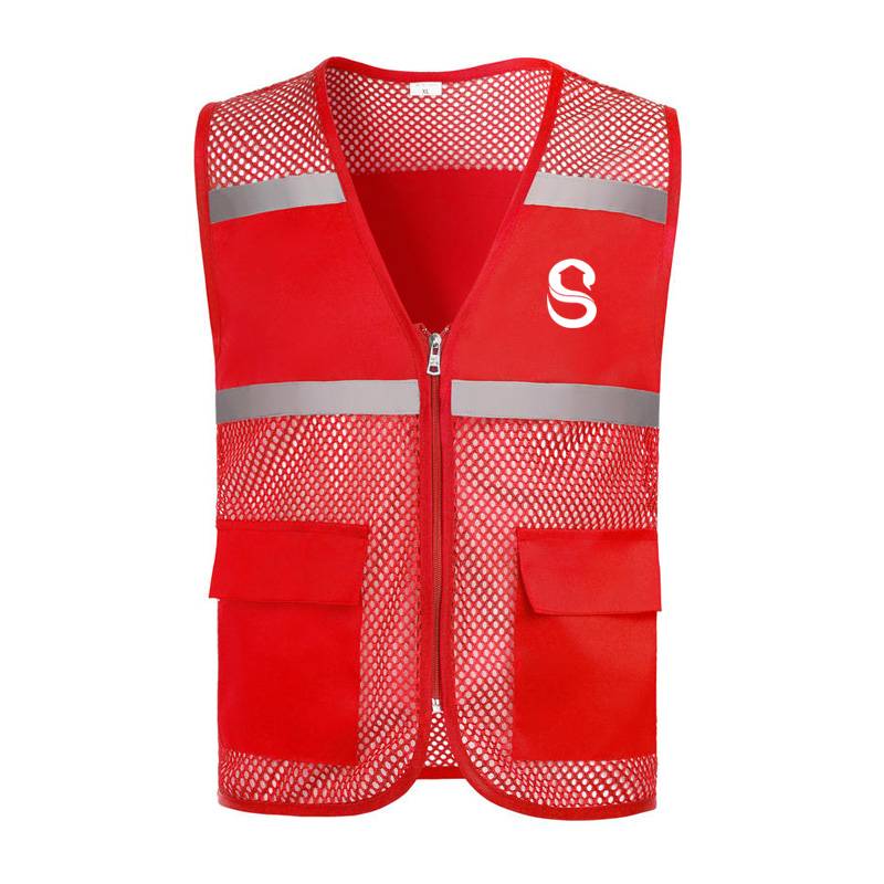 Summer work clothes to push vests breathable mesh mesh custom TCL air conditioner installation after -sales clothes