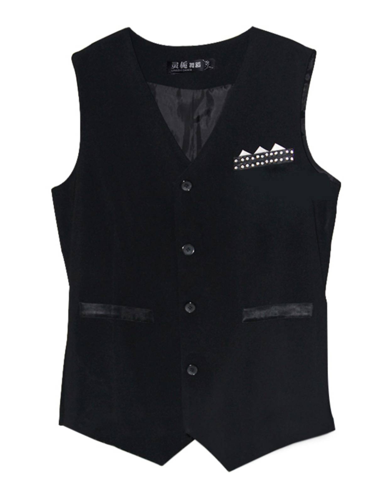 Men's modern dance vest top new female Latin dance country bid dancer dance dance practice service performance dance service