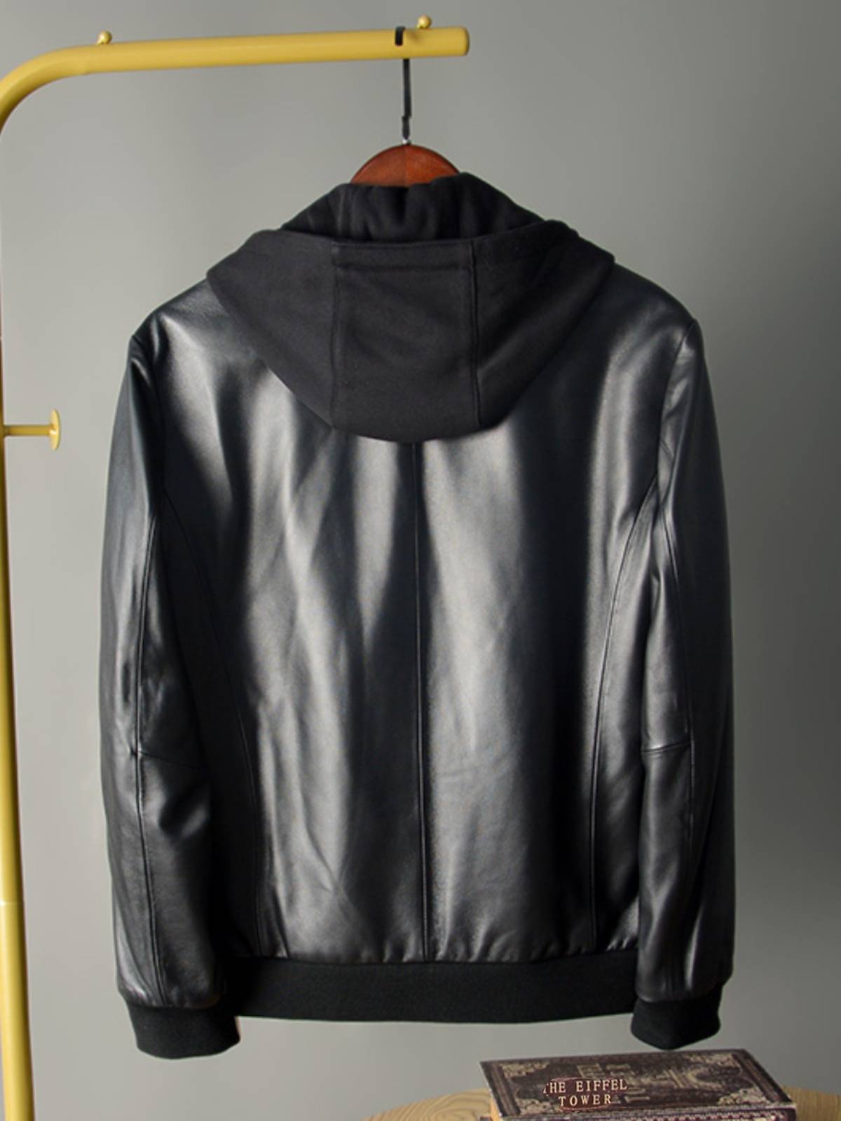 High-end cattle! 100% sheep's skin + can be removed! The thicker men's jacket in the fall and winter