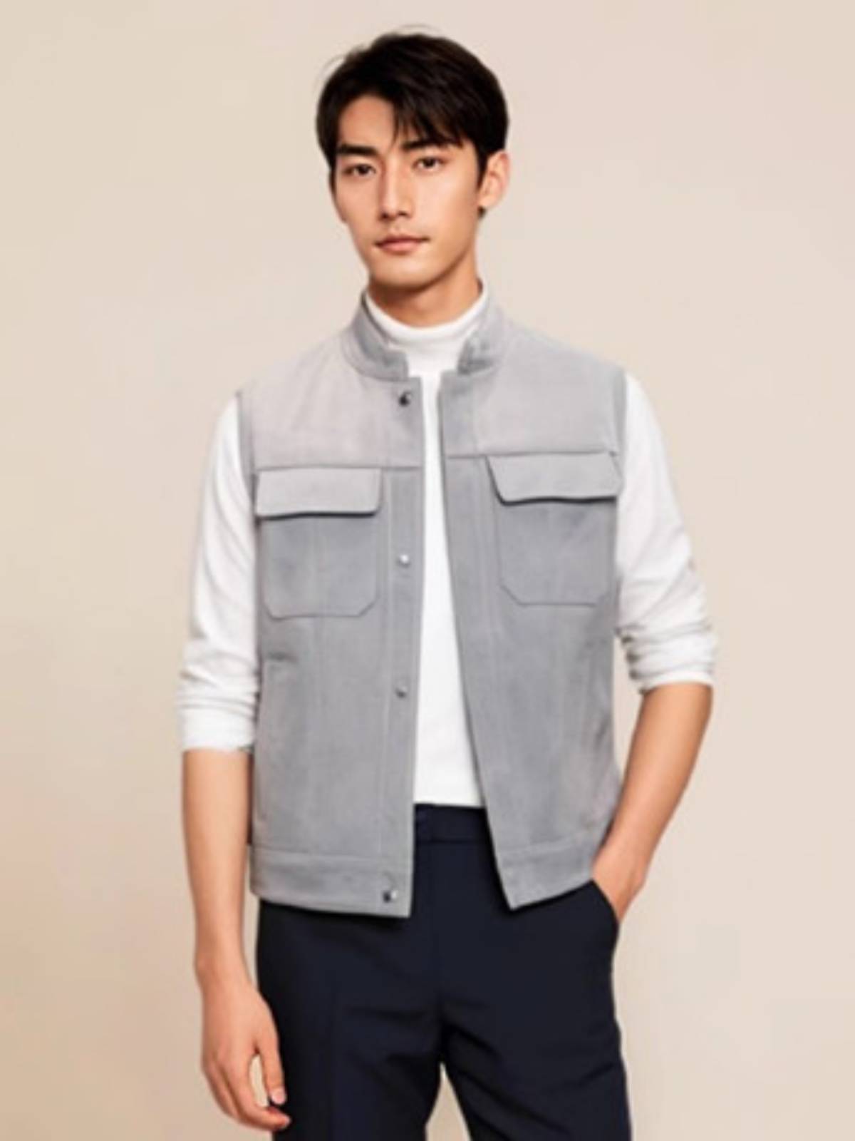 RRL Kaka Non -Applying Rabon Koh Harley vest local vest vest, shoulder motorcycle summer equipment