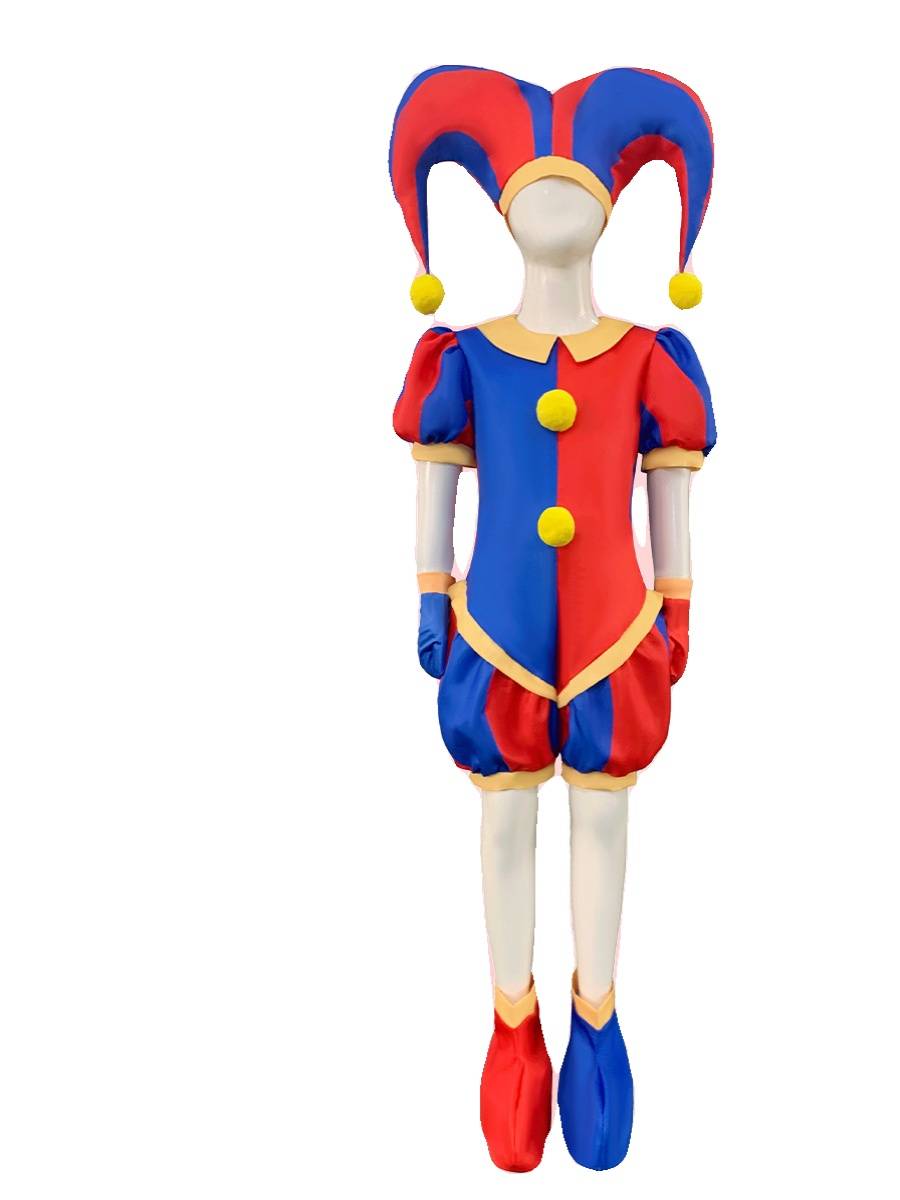 Magic Digital Circus Clothing Children's Mask Mask Ladies John Doll Clown Pamni Cos clothes children
