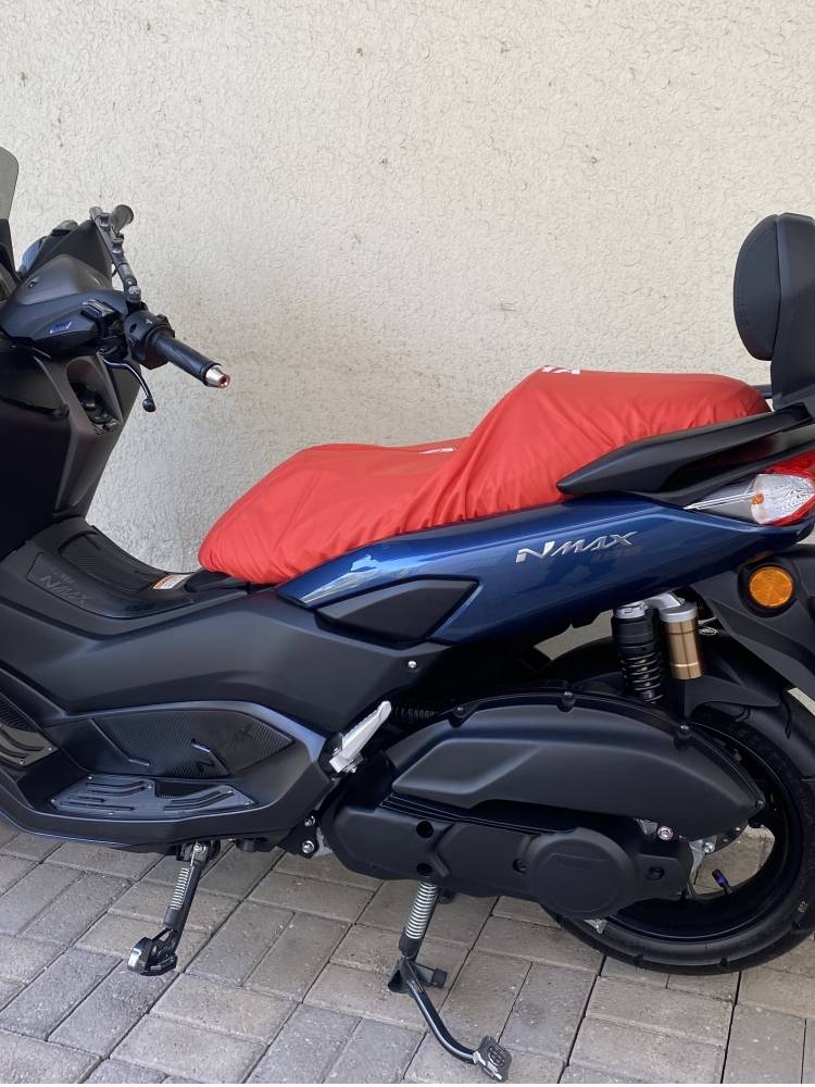 JAMAHAN N MAX 155 MOTORCYCLE SEAT CUSHION AGAINST RAIN AND DUST AND CAT AND BIRD SHIT AGAINST FIRE