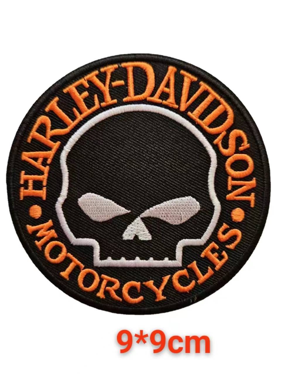 Harley motorcycle logo embroidery cloth sticker leather vest denim back sticker armband DIY sewing decorative chest chapter