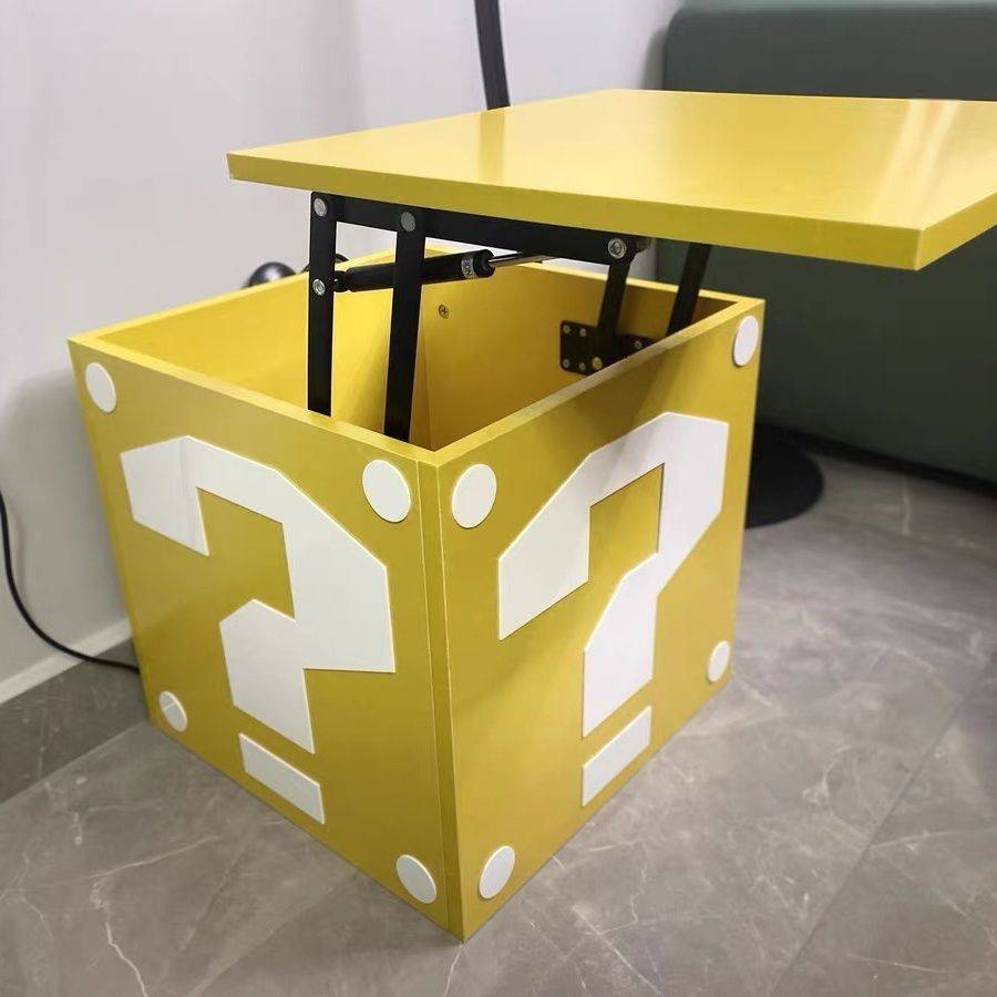 Mario's box model Super-Mary's non-painted table tea table toy snacks