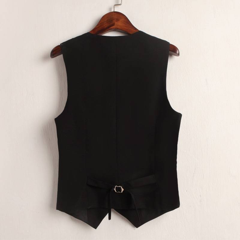 Men's suit vest Korean version of the slim suit horse clip vest vest, spring and autumn, leisure British style wedding, small vest