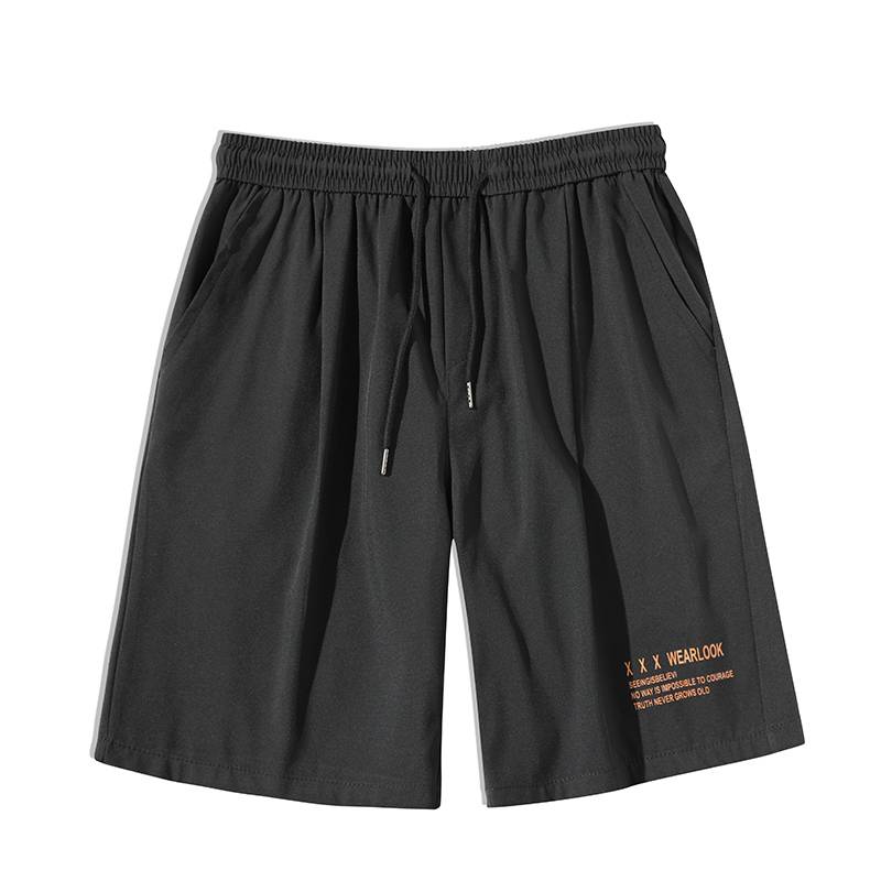 Export original single casual shorts men's ice silk summer fast -drying five -point sports horse pants pants tide loose size
