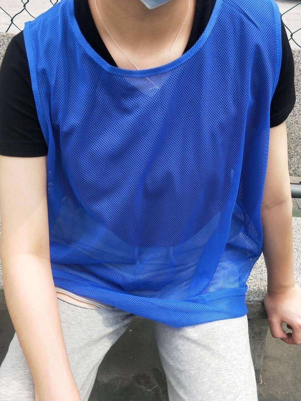 Custom football training vest expansion clothing network eye vest advertising shirt number team grouping confrontation service customization