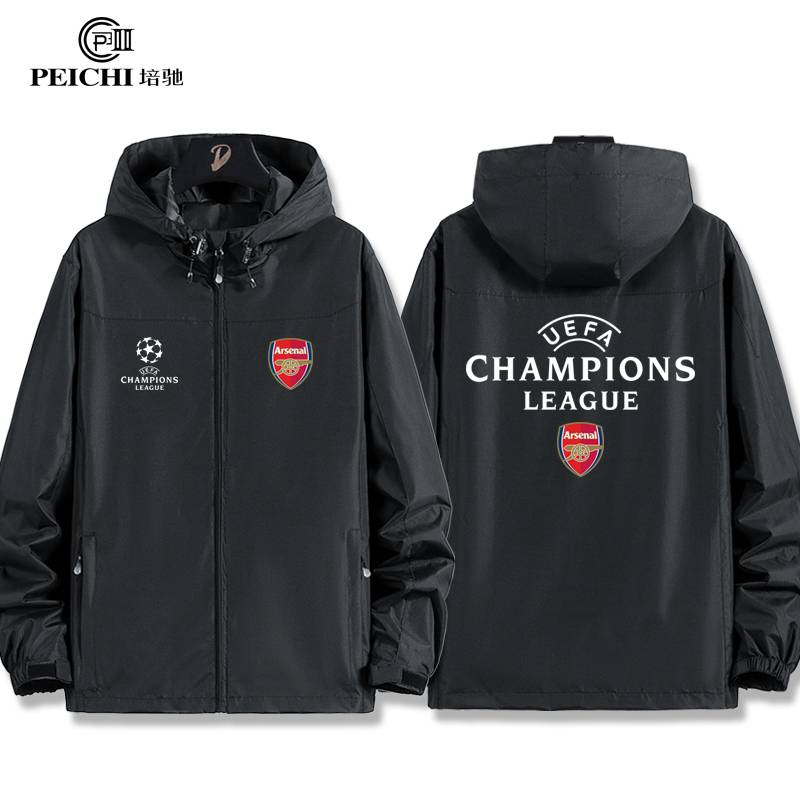 Real Madrid Luda Barcelona AC Milan Manchester City Chelsea football jacket Champions League jacket outside men's clothes