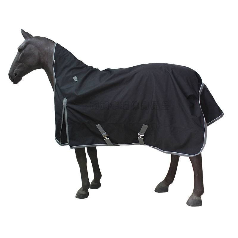 Waterproof airproof horse clothes nail-proof through torn bites and velvet neck collars over a horse's suit