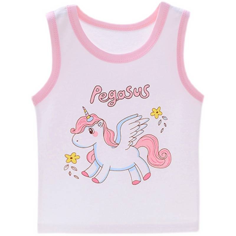 Newborn baby clothes pure cotton spring and autumn summer vest babies thin horse clip children's suspenders small vests wearing bottoming