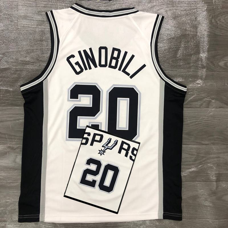Wen Ban Yama Jersey No. 1 Spurs 10 Soham 2 Leonda Park Ginobili Duncan Basketball Service Customization