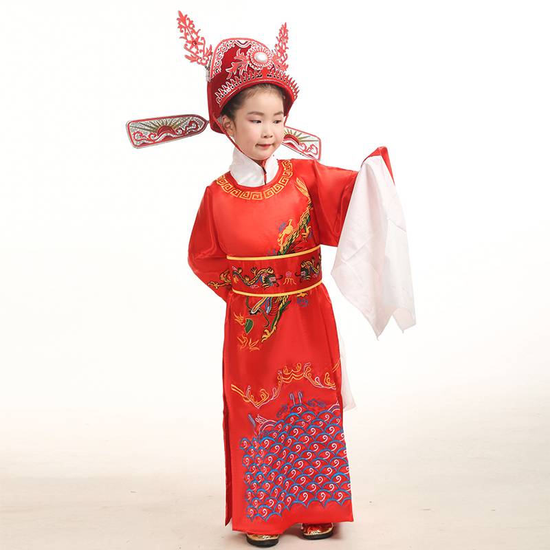 John of Children's Grade Championship Children's Peking Opera COSPLAY Hat Kindergarten Female Horse Watch Performance Services