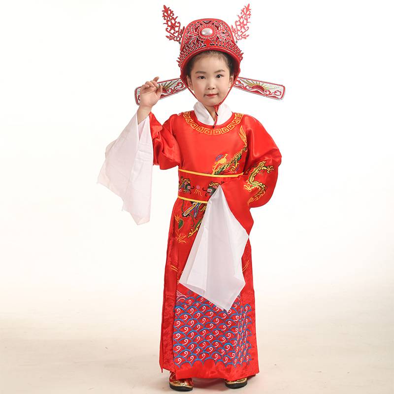 John of Children's Grade Championship Children's Peking Opera COSPLAY Hat Kindergarten Female Horse Watch Performance Services
