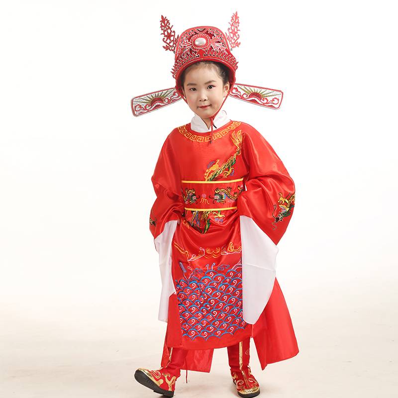 John of Children's Grade Championship Children's Peking Opera COSPLAY Hat Kindergarten Female Horse Watch Performance Services