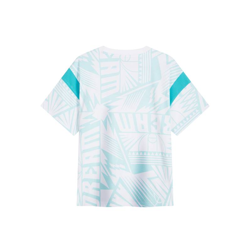 Anta children's children's clothing 2024 summer basketball ice cotton knitted short -sleeved T -shirt half -sleeved round neck 352421103