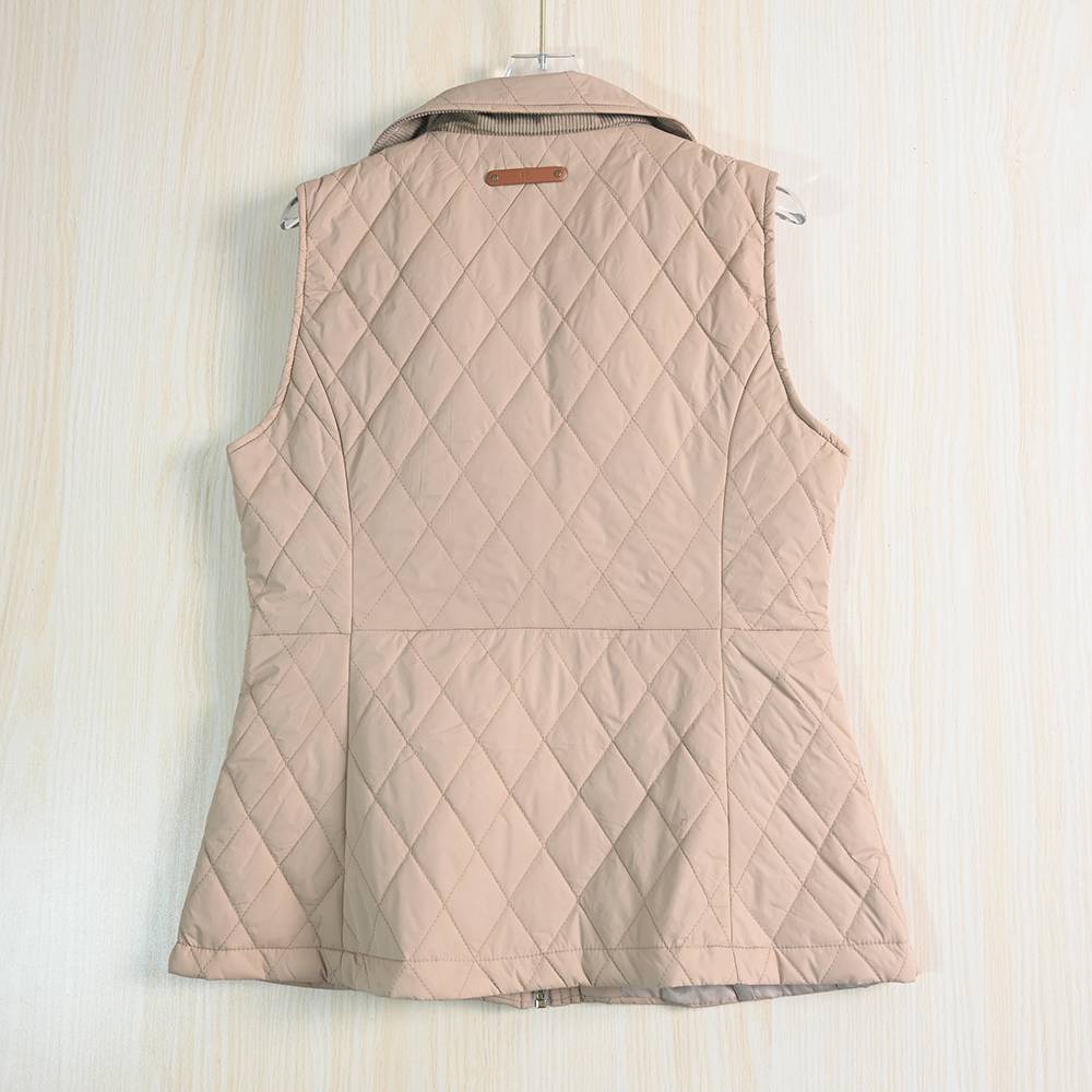 Siqi women's clothing 6/20 US style new rhombus seam lapel embroidery stuck cloth slim cotton clip