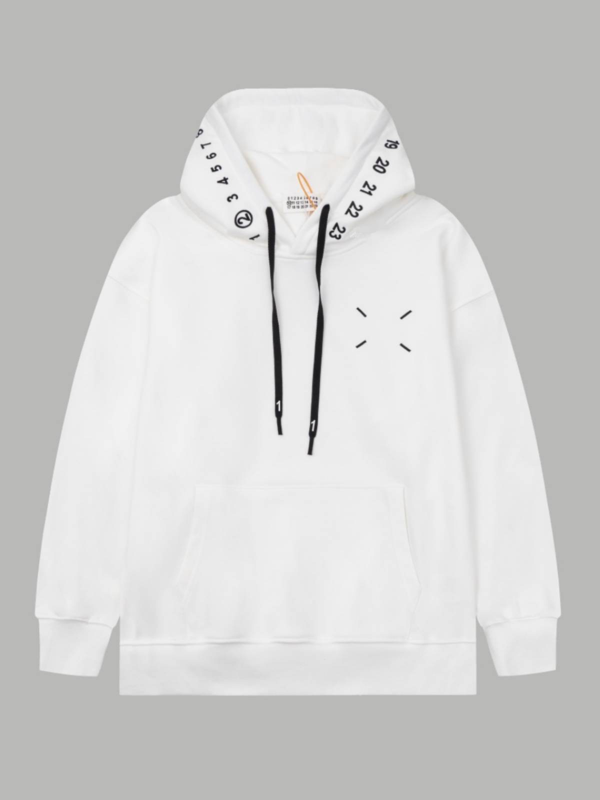 Morgiela original 24 Magila -style four -corner embroidered logo loose casual hooded sweater men and women