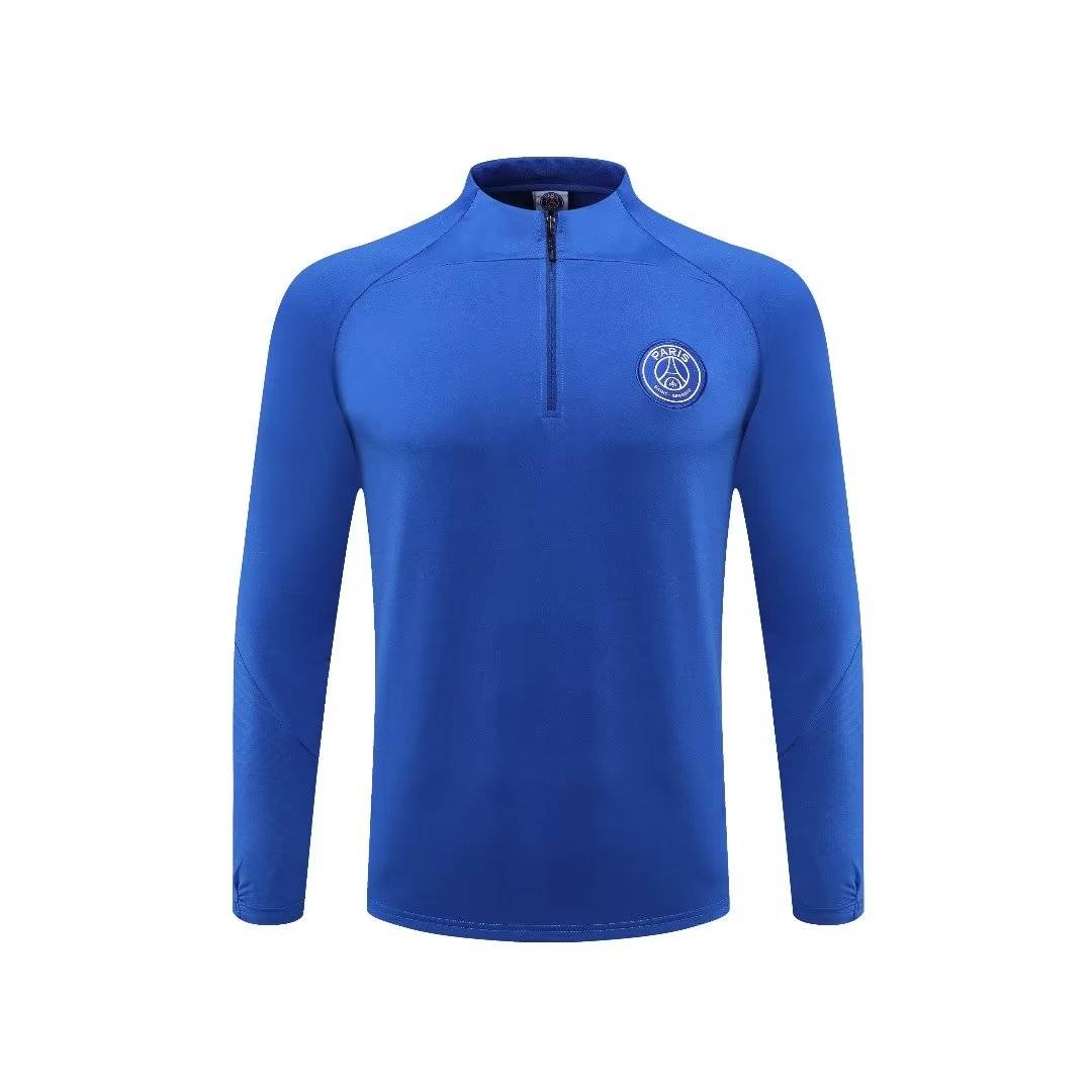 Autumn and Winter Real Madrid Football Training Services Long -sleeved Set Adult Semi -Zipper Juventus AC Competition Children
