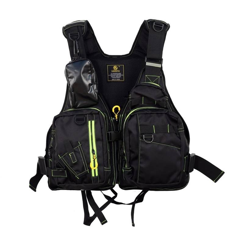 Professional fishing life jacket, sea fishing, fishing vest vest, adult multi -pocket large buoyant waterproof Oxford cloth