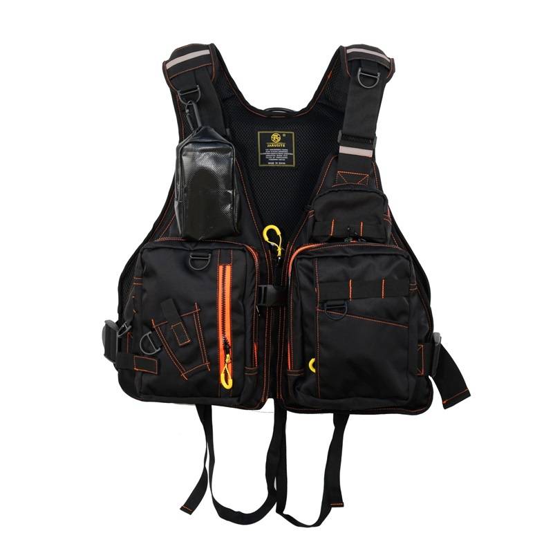 Professional fishing life jacket, sea fishing, fishing vest vest, adult multi -pocket large buoyant waterproof Oxford cloth