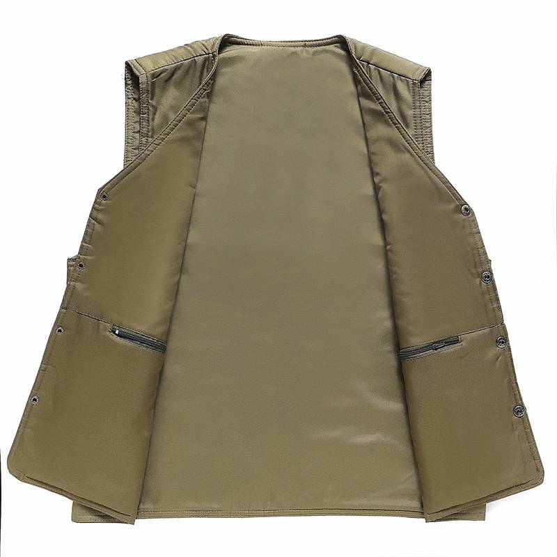 Middle -aged and elderly worker vests Men in summer Bo Dad's horses, pocket Pocket Pocket Old Man fishing vest Grandpa Grandpa Top