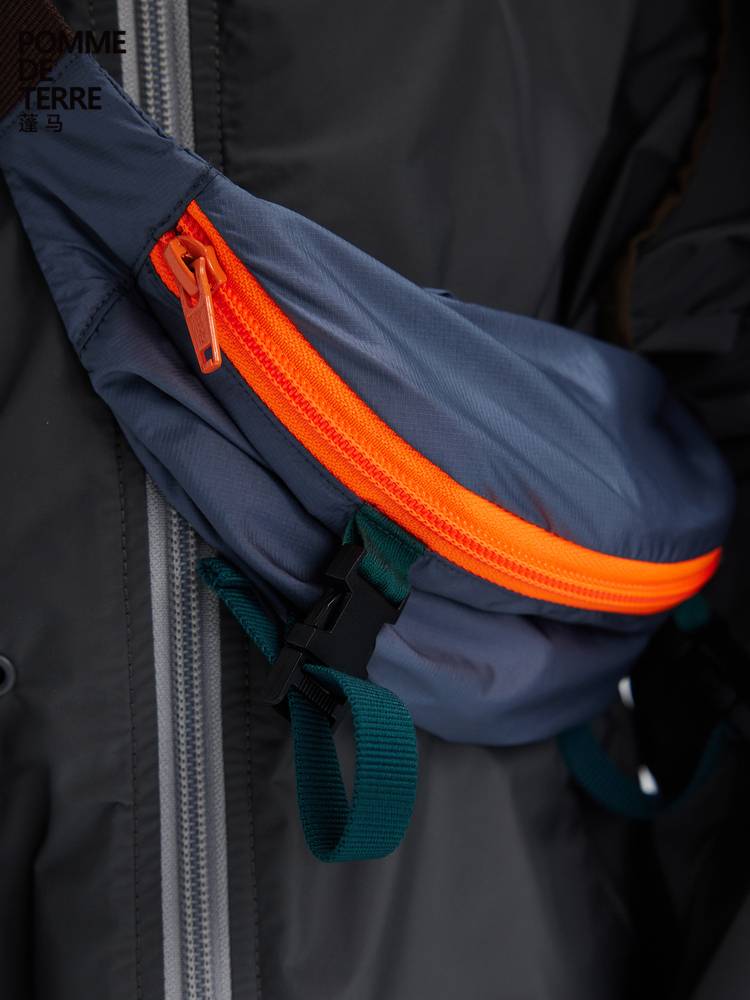 Pomme Pongma Shoulder Bags Leisure Sports contrasting mesengers spring autumn, male girl, Jiangnan Big children